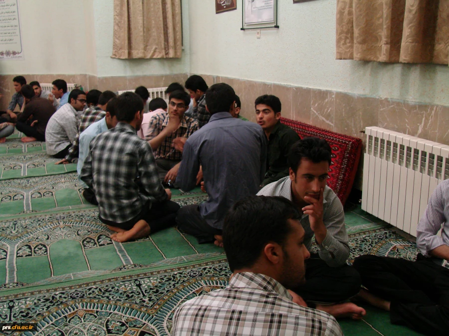 بازدید مسئول بسیج دانشجویی استان سمنان از حلقه های صالحین 5