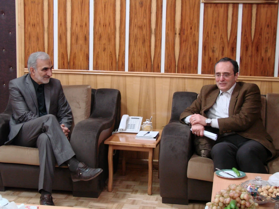 دیدار دکتر مهر محمدی رییس دانشگاه فرهنگیان با استاندار سمنان 3