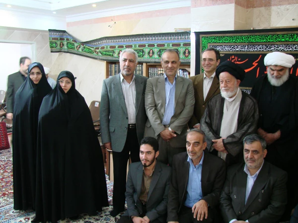 دیدار دکتر مهر محمدی رییس دانشگاه فرهنگیان با امام جمعه محترم  سمنان 2