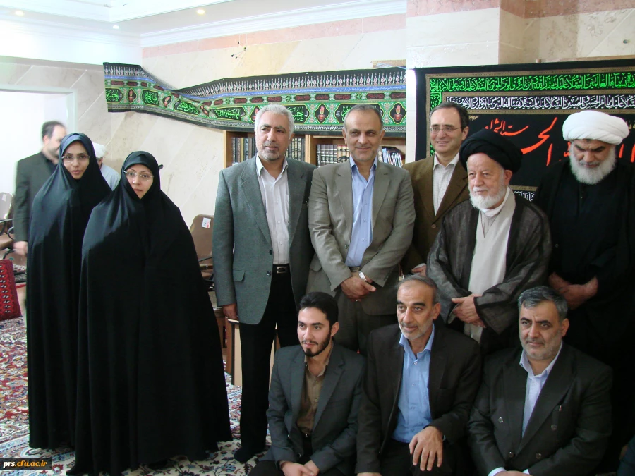 دیدار دکتر مهر محمدی رییس دانشگاه فرهنگیان با امام جمعه محترم  سمنان 2