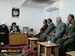 دیدار دکتر مهر محمدی رییس دانشگاه فرهنگیان با امام جمعه محترم  سمنان 5