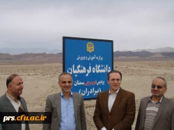 بازدید از ساختمان جدید پردیس الزهرا (س) سمنان و زمین پردیس های استانی 6