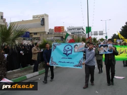 حضور کارکنان و دانشجو معلمان پردیس شهید رجایی در راهمپیمایی 22 بهمن 5