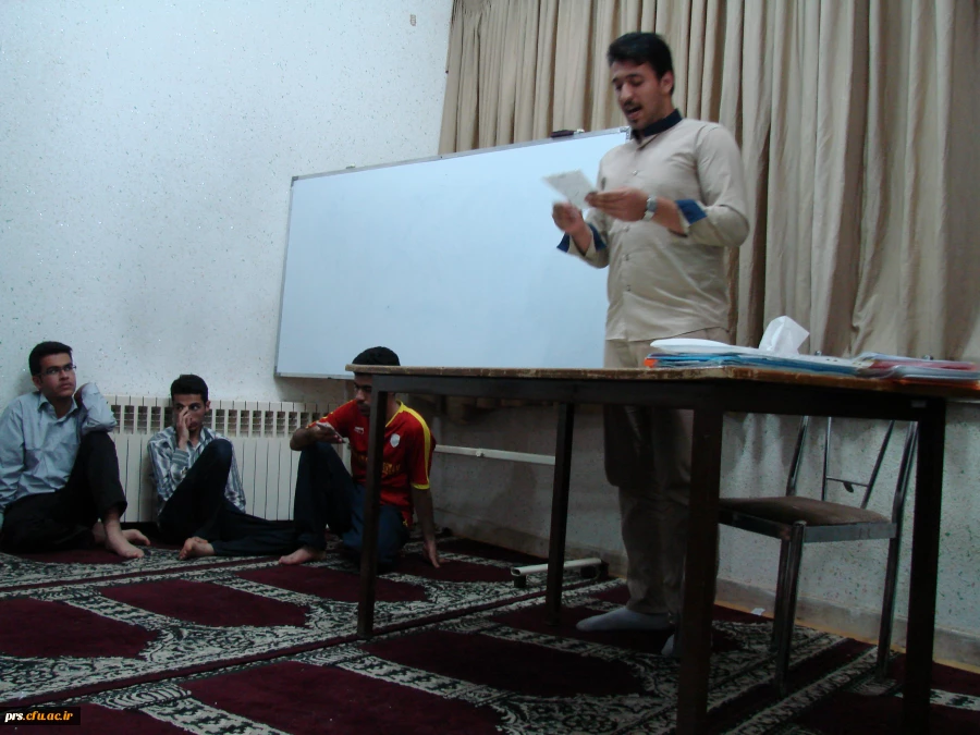 برنامه های هفته خوابگاه دانشجویی در خوابگاه پردیس شهید رجایی سمنان (روز دوم) 9