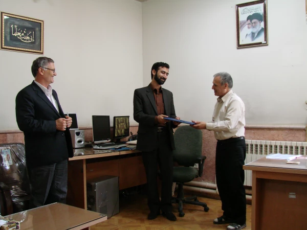 جلسه معارفه مسئول حراست پردیس شهید رجائی 2