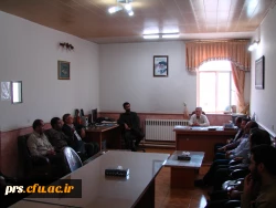 جلسه معارفه مسئول حراست پردیس شهید رجائی 3