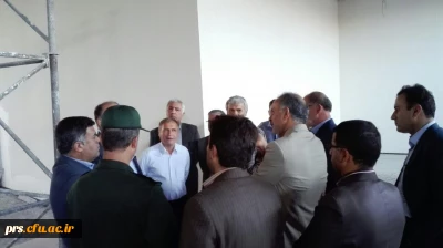 بازدید رییس پردیس های استانی به همراه مدیر کل اموزش و پرورش استان سمنان و تنی چند از مدیران کل دستگاه های اجرایی استان از پارک موزه دفاع مقدس