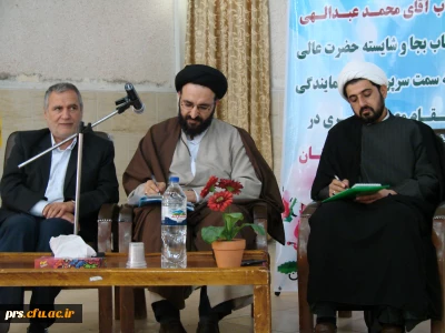 بازدید نماینده ولی فقیه در دانشگاه فرهنگیان از پردیس های استانی سمنان