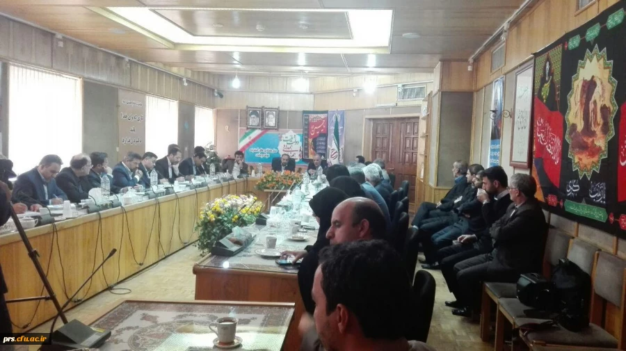 دیدار مدیریت استانی دانشگاه فرهنگیان و سرپرست پردیس الزهرا س سمنان با استاندار سمنان 2