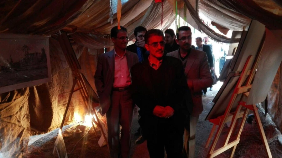 برپایی نمایشگاه به مناسبت هفته بسیج 9