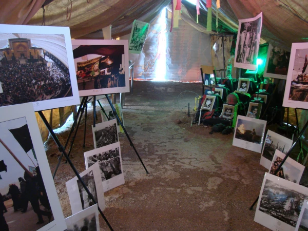 بازدید سردار شاهچراغی از نمایشگاه عکس و پوستر بسیج 6