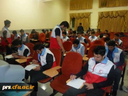 برگزاری آزمون دوره های 40 ساعته و 35 ساعته هلال احمر 2