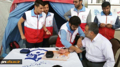 ایستگاه سلامت به مناسبت هفته هلال احمر
