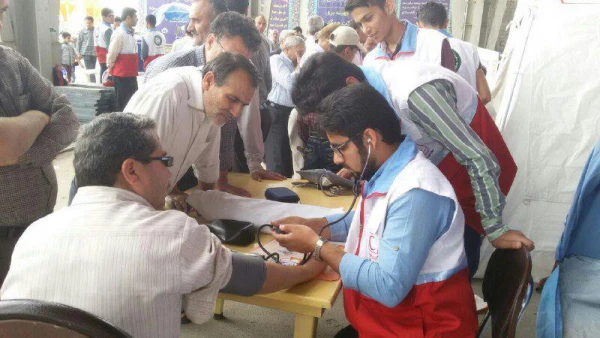 ایستگاه سلامت به مناسبت هفته هلال احمر 5