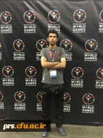 کسب مقام دوم رشته بدمینتون دانشجو معلم آقای سید مسعود سیدمومنی 2