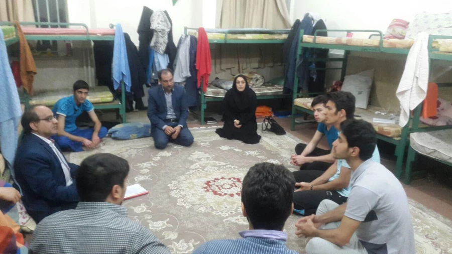 بازدید مدیریت استانی و مسئولان پردیس شهید رجایی از خوابگاه ها به مناسبت هفته خوابگاه ها 2