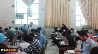 بازدید سرپرست مدیریت استان از امتحانات پایان ترم دانشجویان