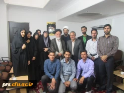 دیدار سرپرست مدیریت استانی،مسئول نهاد نمایندگی ،کارکنان و تعدادی از دانشجویان با نماینده ولی فقیه در استان 2