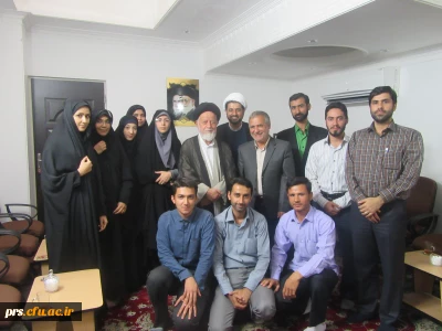دیدار سرپرست مدیریت استانی،مسئول نهاد نمایندگی ،کارکنان و تعدادی از دانشجویان با نماینده ولی فقیه در استان
