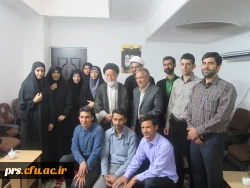 دیدار سرپرست مدیریت استانی،مسئول نهاد نمایندگی ،کارکنان و تعدادی از دانشجویان با نماینده ولی فقیه در استان 3