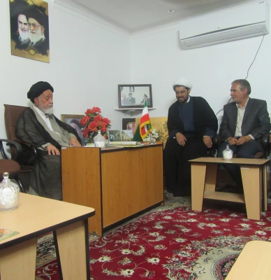 دیدار سرپرست مدیریت استانی،مسئول نهاد نمایندگی ،کارکنان و تعدادی از دانشجویان با نماینده ولی فقیه در استان 4