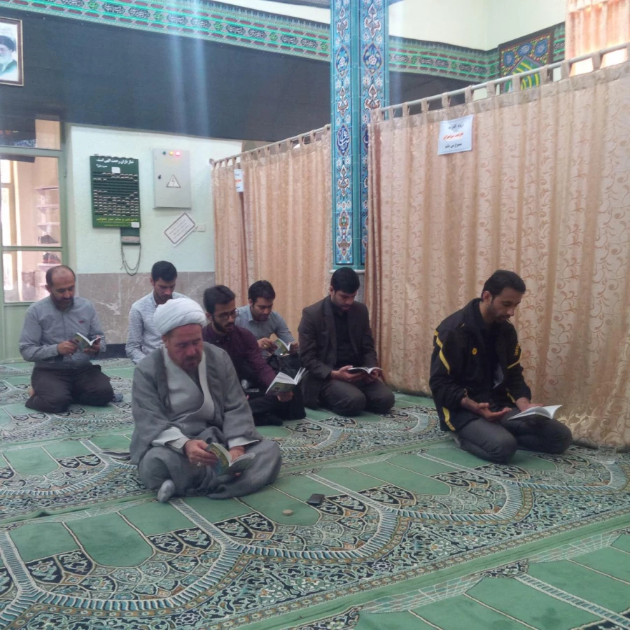 مراسم زیارت عاشورا همکاران  در دهه اول محرم 3