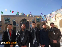 حضور دانشجویان در گلزار شهدا به مناسبت ایام الله دهه فجر  2