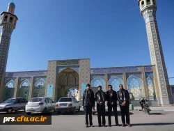 حضور دانشجویان در گلزار شهدا به مناسبت ایام الله دهه فجر  3