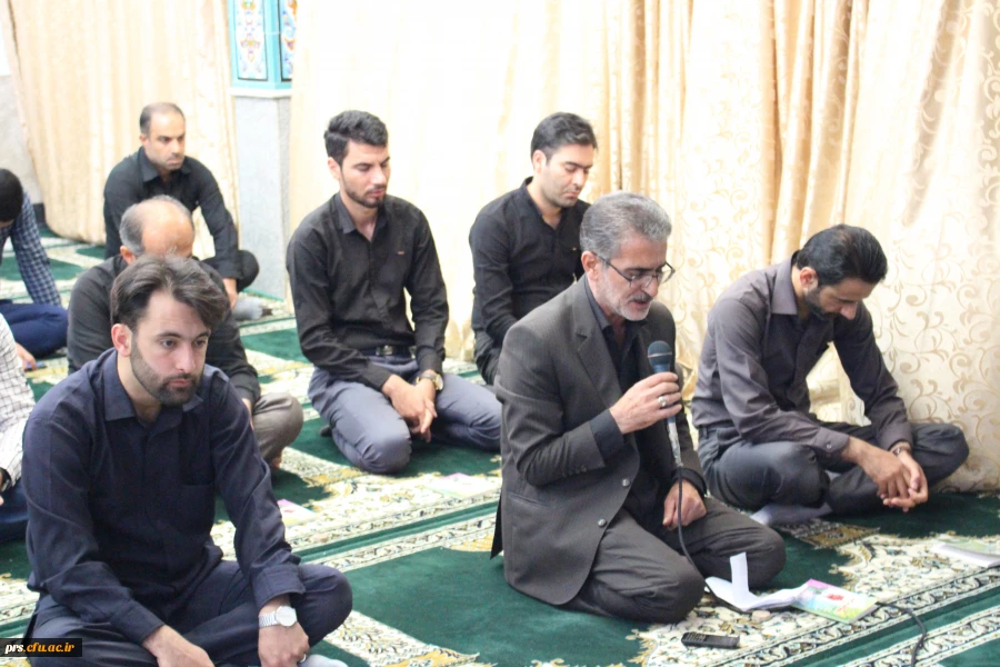 برگزاری مراسم زیارت عاشورا  به مناسبت ایام سوگواری ابااعبدالحسین (ع) 2