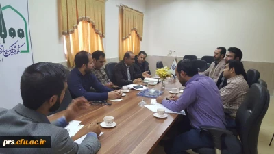 جلسه حراست  مدیریت پردیس های استان با سرپرستان و نگهبانان پردیس شهید رجایی