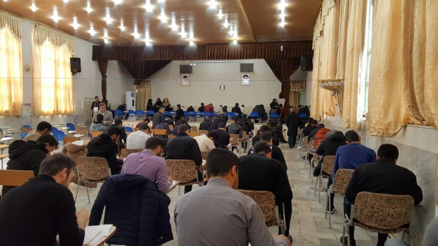 بازدید کارکنان حوزه آموزش سازمان مرکزی از  برگزاری آزمونها و سایر فعالیتهای آموزشی پردیس های استان سمنان 6