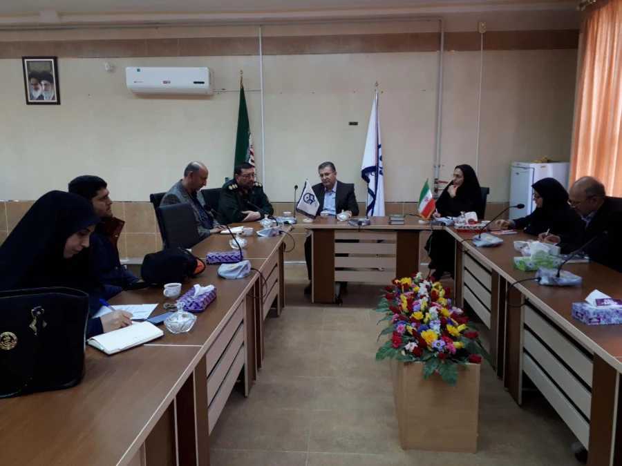 جلسه مشترک مدیریت استانی دانشگاه فرهنگیان سمنان با مدیر کل حفظ و نشر آثار دفاع مقدس استان 2