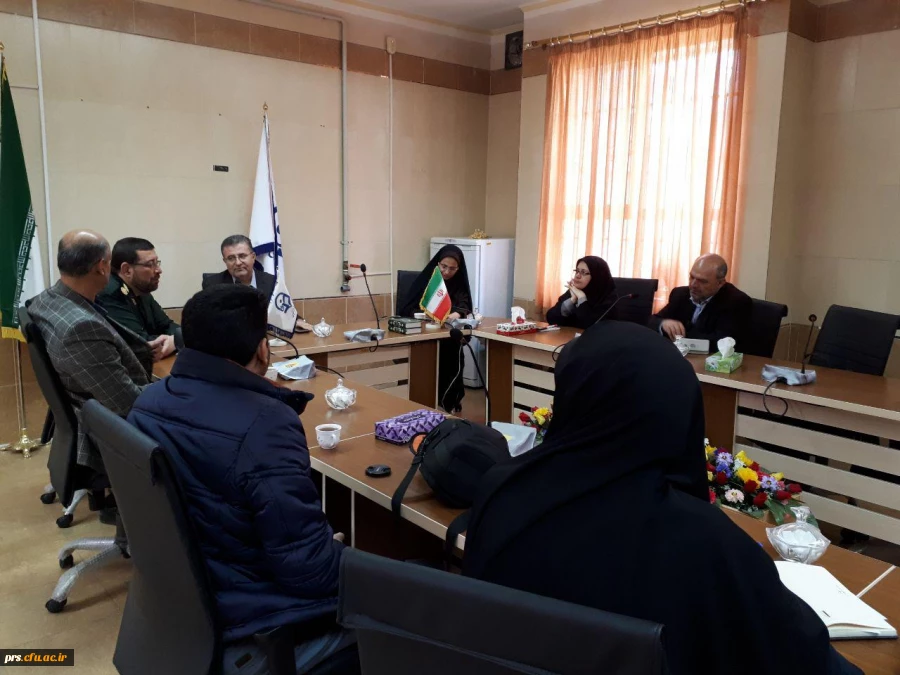 جلسه مشترک مدیریت استانی دانشگاه فرهنگیان سمنان با مدیر کل حفظ و نشر آثار دفاع مقدس استان 3