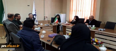 جلسه مشترک مدیریت استانی دانشگاه فرهنگیان سمنان با مدیر کل حفظ و نشر آثار دفاع مقدس استان