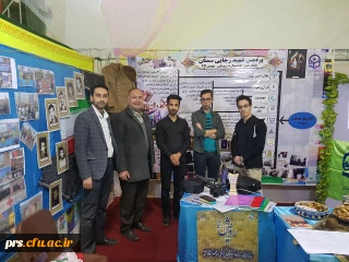 حضور معاون فرهنگی همراه با دانشجو معلمان درر جشنواره رویش