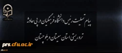 پیام تسلیت رئیس دانشگاه در پی حادثه تروریستی استان سیستان و بلوچستان 2