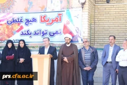 تجمع اعتراض آمیز دانشجویان،اساتید و کارکنان پردیس های استانی در پی اقدام خصمانه آمریکا 5