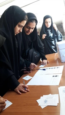 برگزاری انتخابات شوری صنفی پردیس های استان سمنان 8