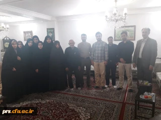 دیدار با خانواده شهید دانشجو معلم حمید قدس