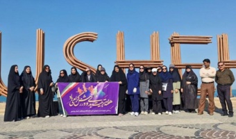 برگزاری همایش پیاده روی ساحلی دانشجومعلمان پردیس بنت الهدی صدر بوشهر
